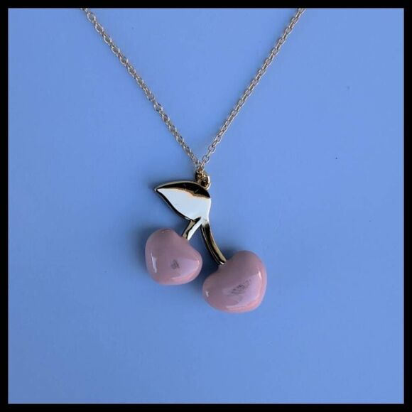Coach Pink Cherry Signature Slider Necklace - Picture 5 of 9